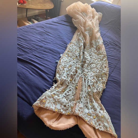 RARE RHINESTONE CORSET EVENING GOWN PROM DRESS offers welcome🩷 - Picture 5 of 16